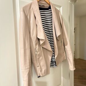 Bagatelle Light Pink Leather Jacket